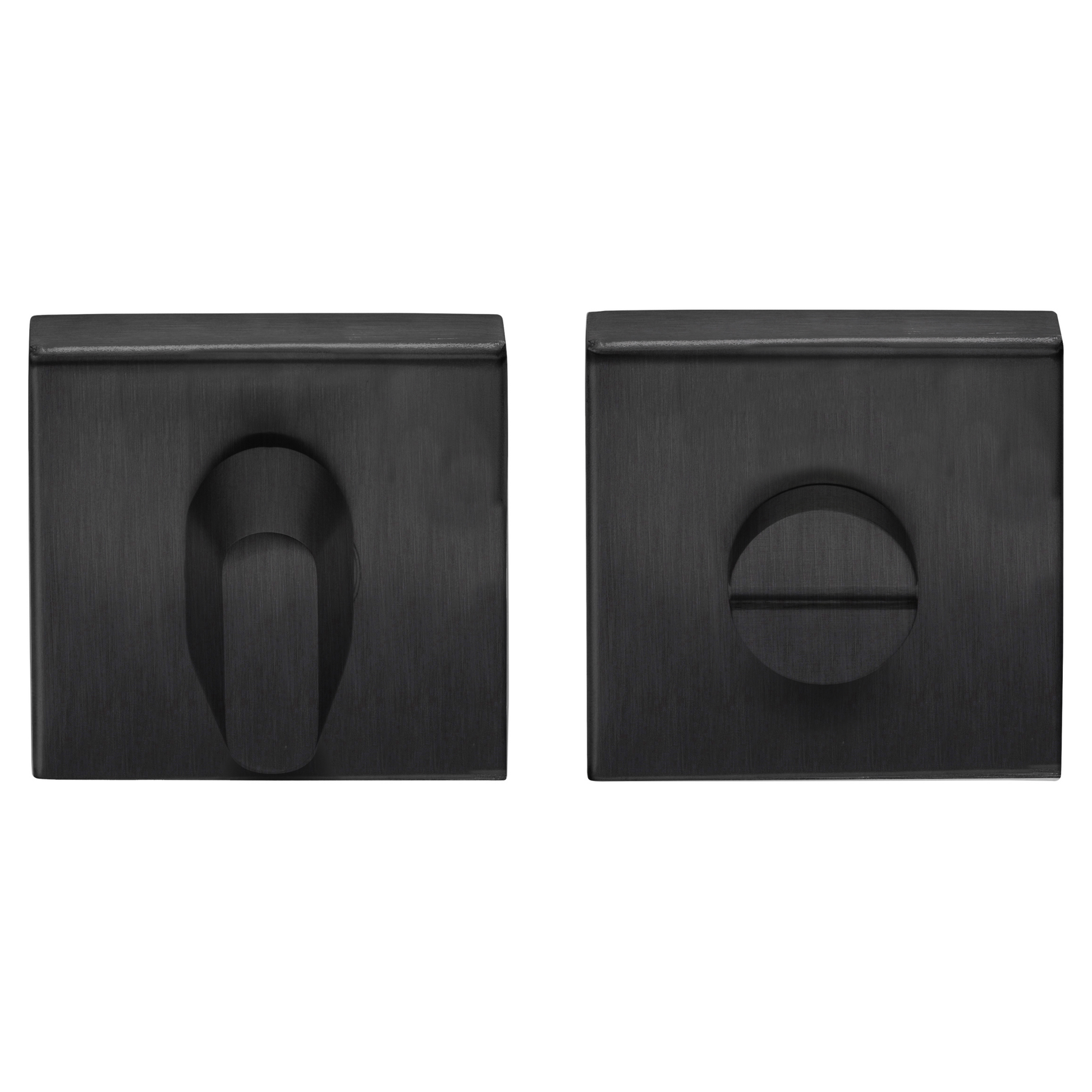Formani Toiletgarnituur BASIC BSQWC53ZI blind PVD Gunmetal – vooraanzicht