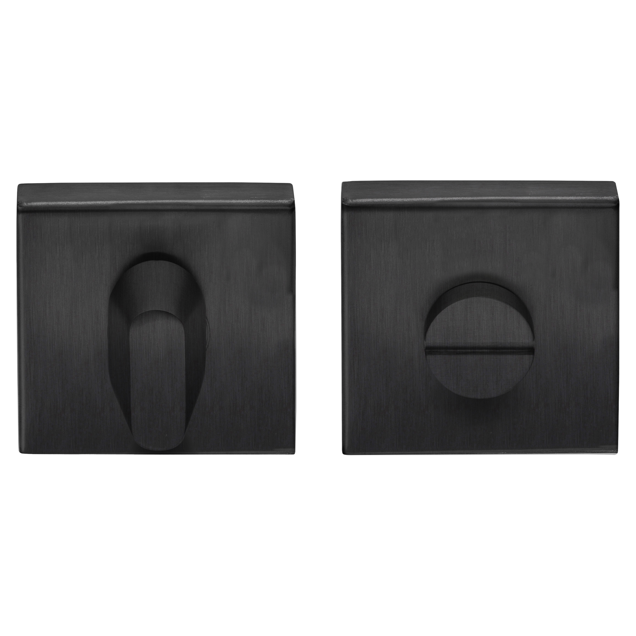 Formani Toiletgarnituur BASIC BSQWC53ZI blind PVD Gunmetal – vooraanzicht