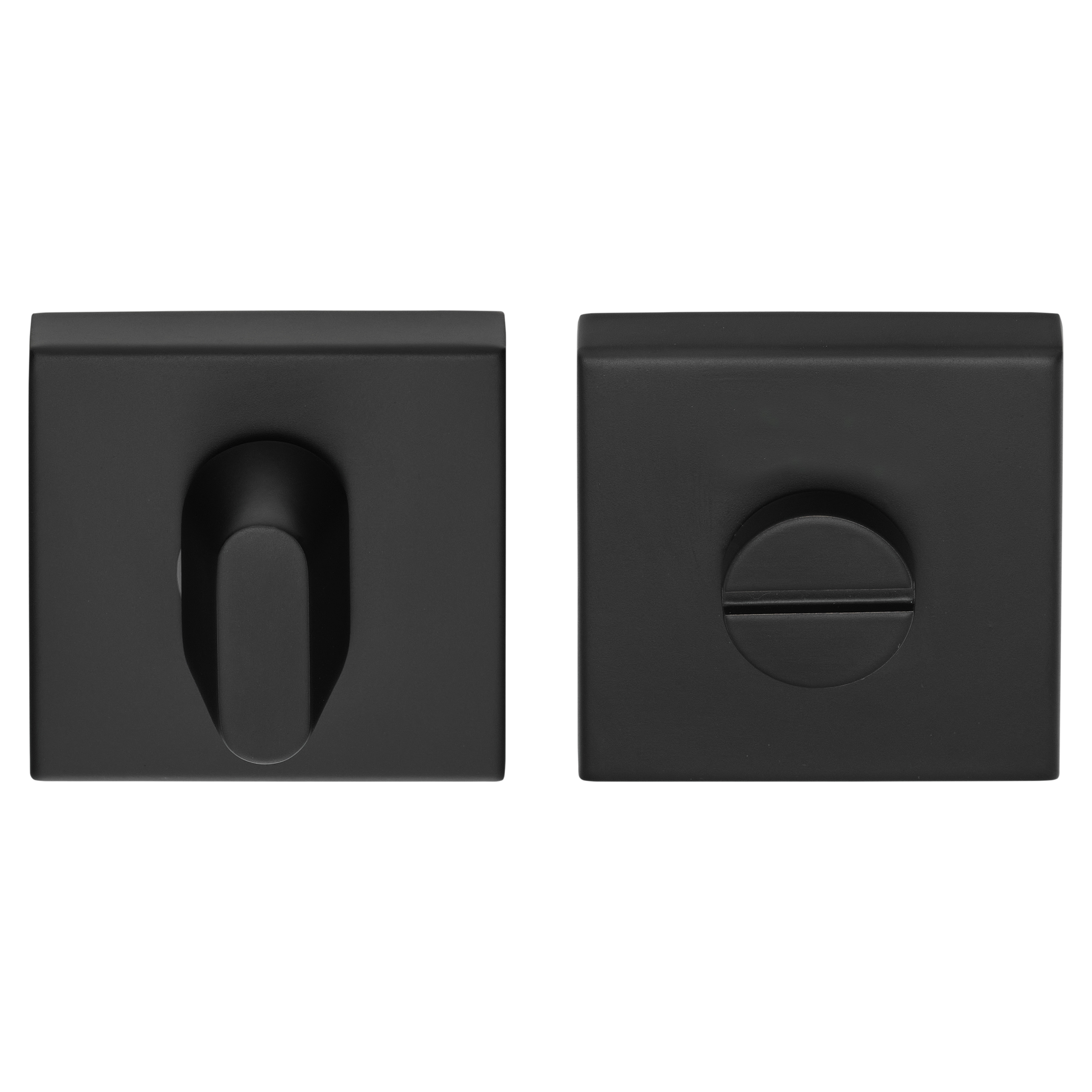 Formani BASIC toiletgarnituur BSQWC53ZI zwart mat – vooraanzicht