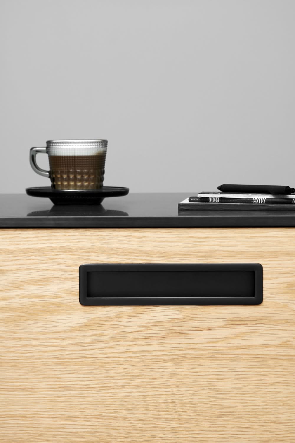 Bad recht zwart sfeer