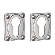 Cilinderrozet Ton met rechthoekig rozet nikkel glans