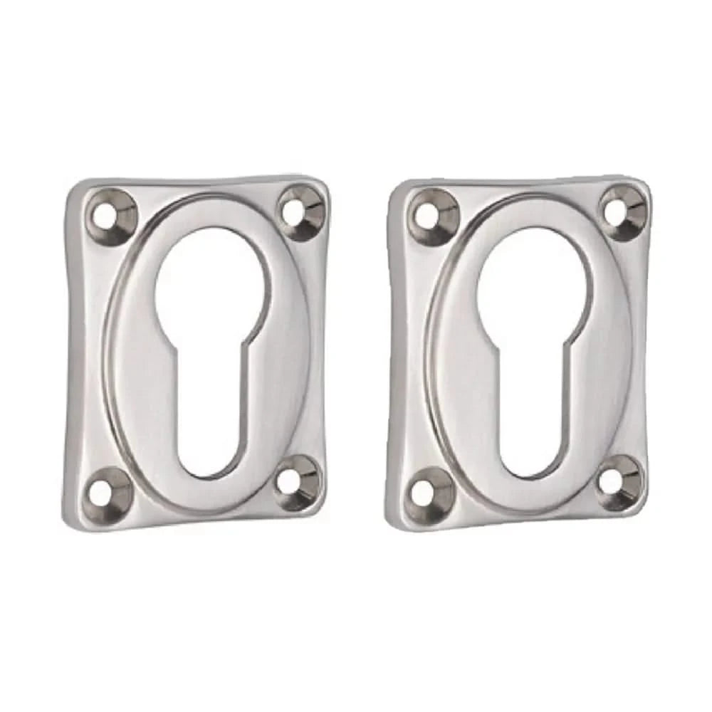 Cilinderrozet Ton met rechthoekig rozet nikkel mat