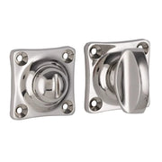 WC-sluiting Ton met vierkant rozet nikkel glans