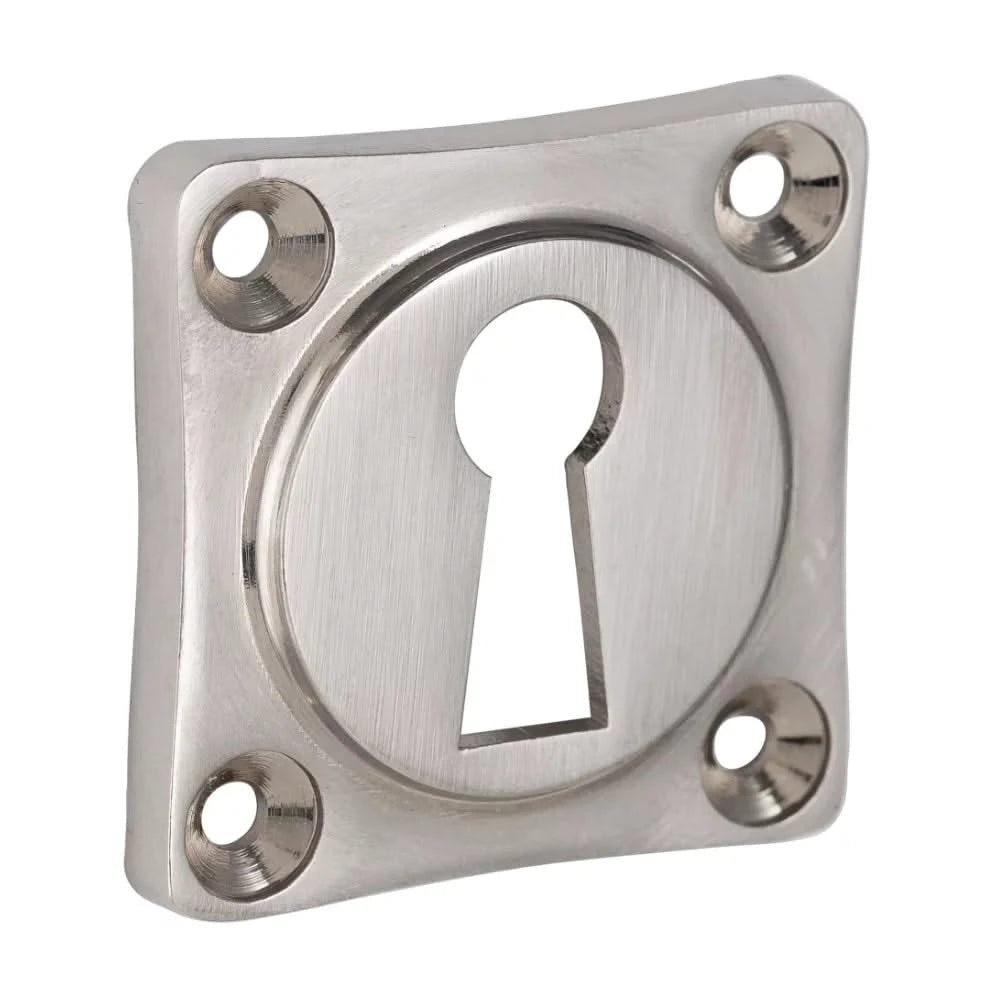 Sleutelrozet Ton met vierkant rozet nikkel mat