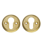 CILINDERROZET O50X5MM MESSING GETROMMELD