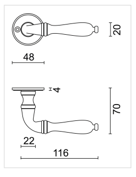 HDD Pro DEURKRUK PRO DA VINCI INOX LOOK - Deurbeslag-expert