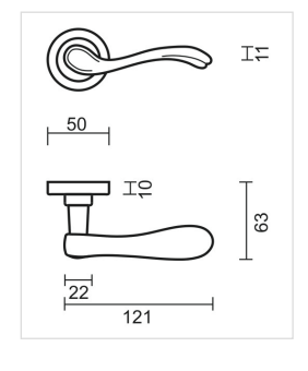 HDD Pro DEURKRUK PRO ERICA BRONS - Deurbeslag-expert