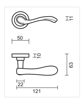 HDD Pro DEURKRUK PRO ERICA KOPER - Deurbeslag-expert