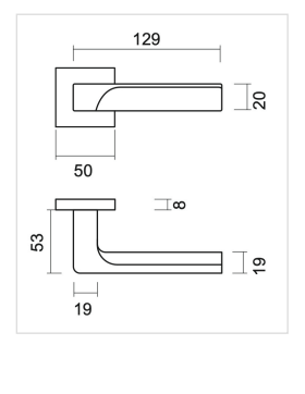 HDD Pro DEURKRUK PRO FLASH ZWART - Deurbeslag-expert