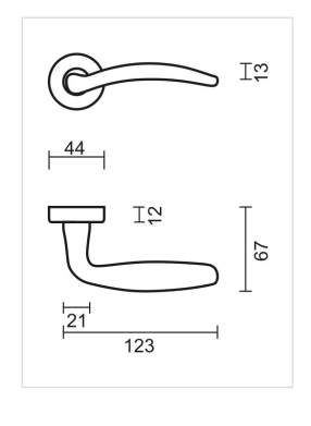 HDD Pro DEURKRUK PRO FRANCY TITANIUM - Deurbeslag-expert