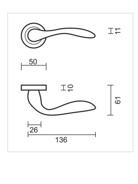 HDD Pro DEURKRUK PRO GIAVA KOPER - Deurbeslag-expert