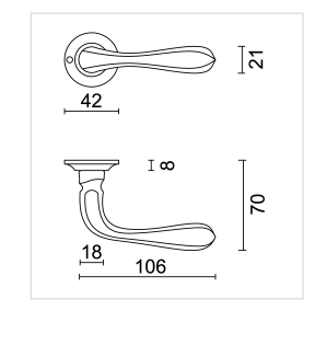 HDD Pro DEURKRUK PRO GRETANA NIKKEL - Deurbeslag-expert