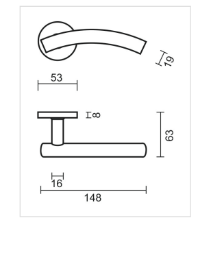 HDD Pro DEURKRUK PRO GT SHAPE 19MM INOX PLUS - Deurbeslag-expert