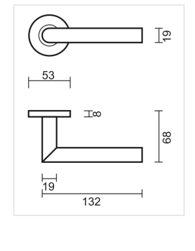 HDD Pro DEURKRUK PRO I SHAPE 19MM Messing Gepolijst - Deurbeslag-expert