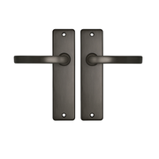 Deurkrukken | Edge Kruk Blok | Gun Metal | Antraciet grijs