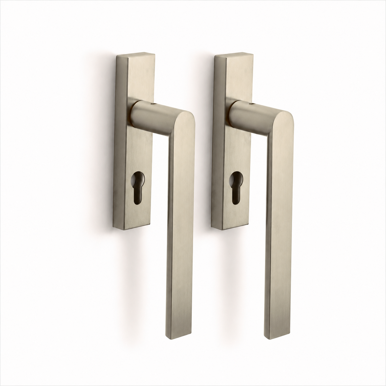 Formani | PBA230PA | ARC | Massief | Hefschuifdeurbeslag kruk/kruk | PVD Champagne