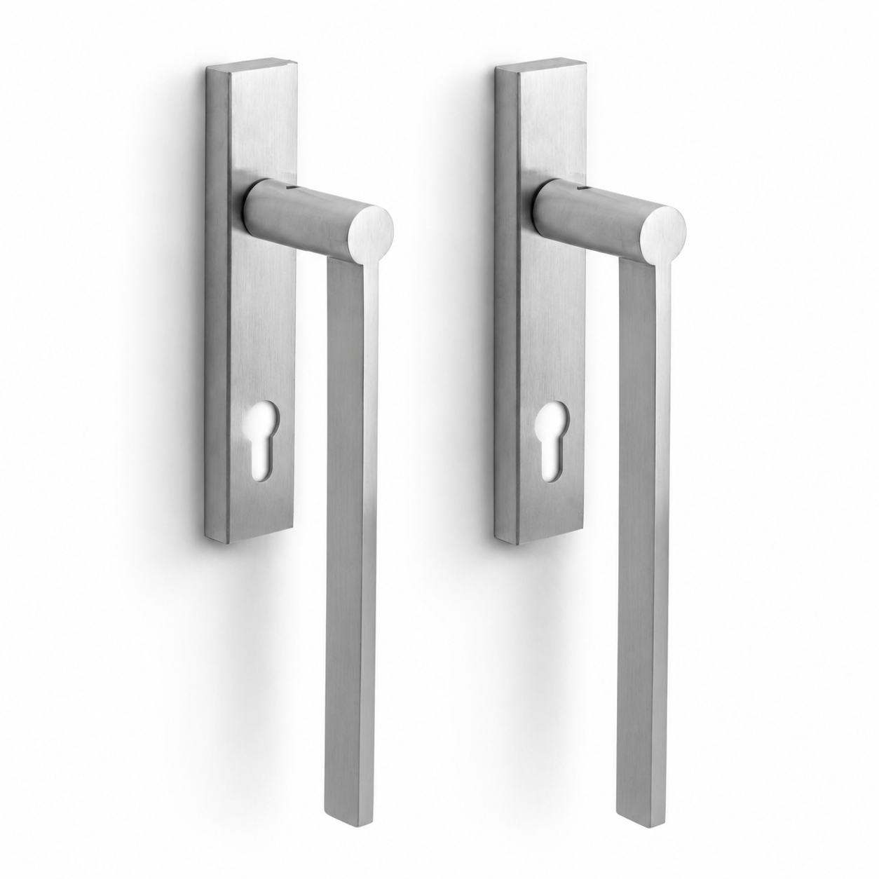 Formani | EG230PA | EDGY | Massief | Hefschuifdeurbeslag kruk/kruk | Mat RVS