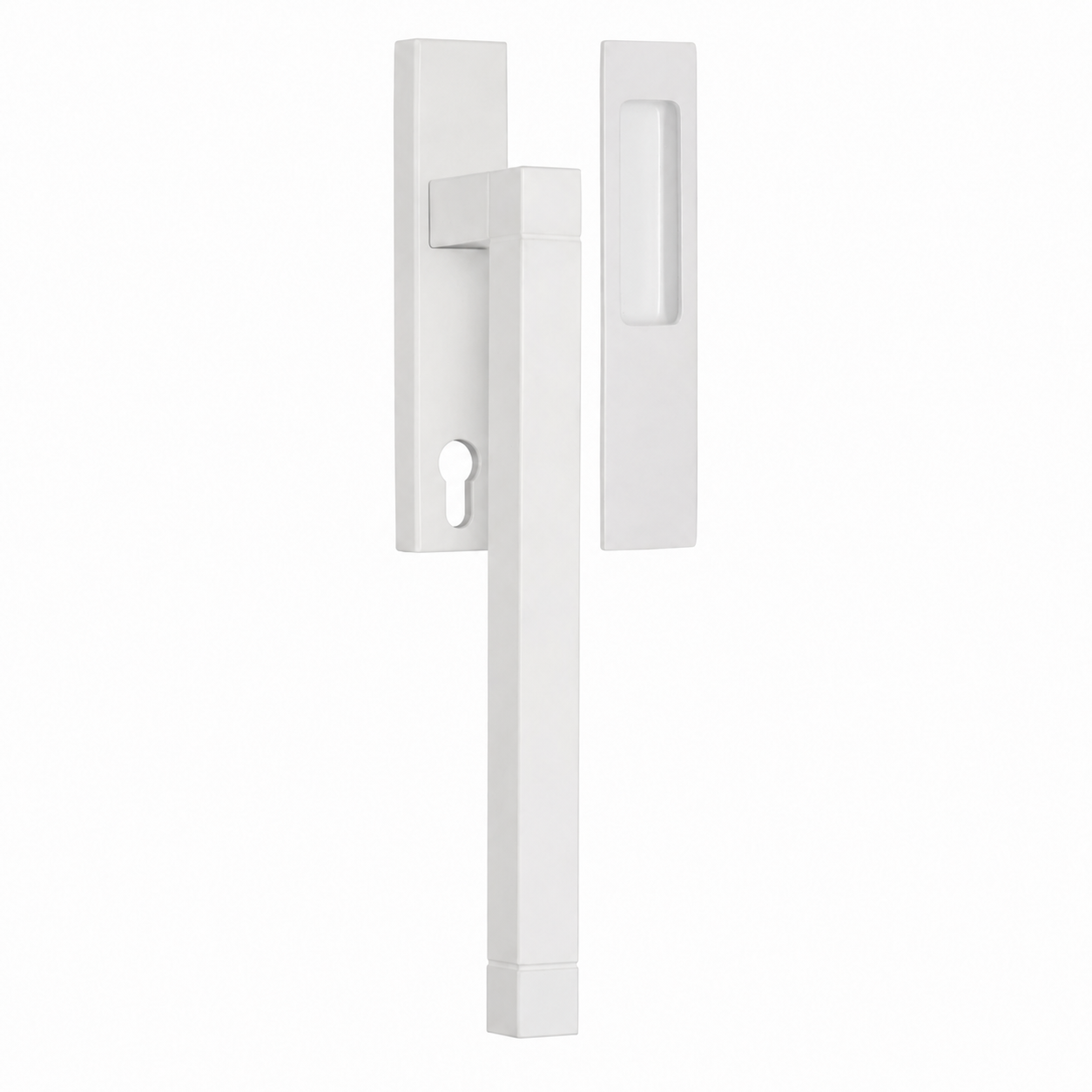 Formani | JB230 | SQUARE | Massief | Hefschuifdeurbeslag kruk/kom | Wit
