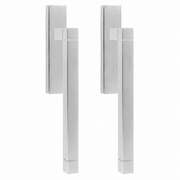 Formani | JB230PA | SQUARE | Massief | Hefschuifdeurbeslag kruk/kruk | Mat RVS