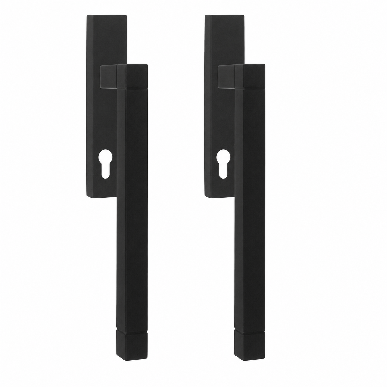 Formani | JB230PA | SQUARE | Massief | Hefschuifdeurbeslag kruk/kruk | Mat zwart