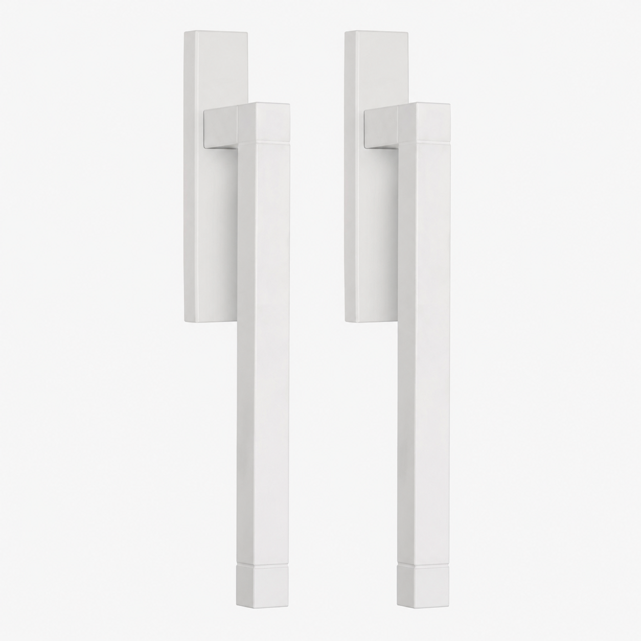 Formani | JB230PA | SQUARE | Massief | Hefschuifdeurbeslag kruk/kruk | Wit