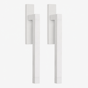 Formani | JB230PA | SQUARE | Massief | Hefschuifdeurbeslag kruk/kruk | Wit