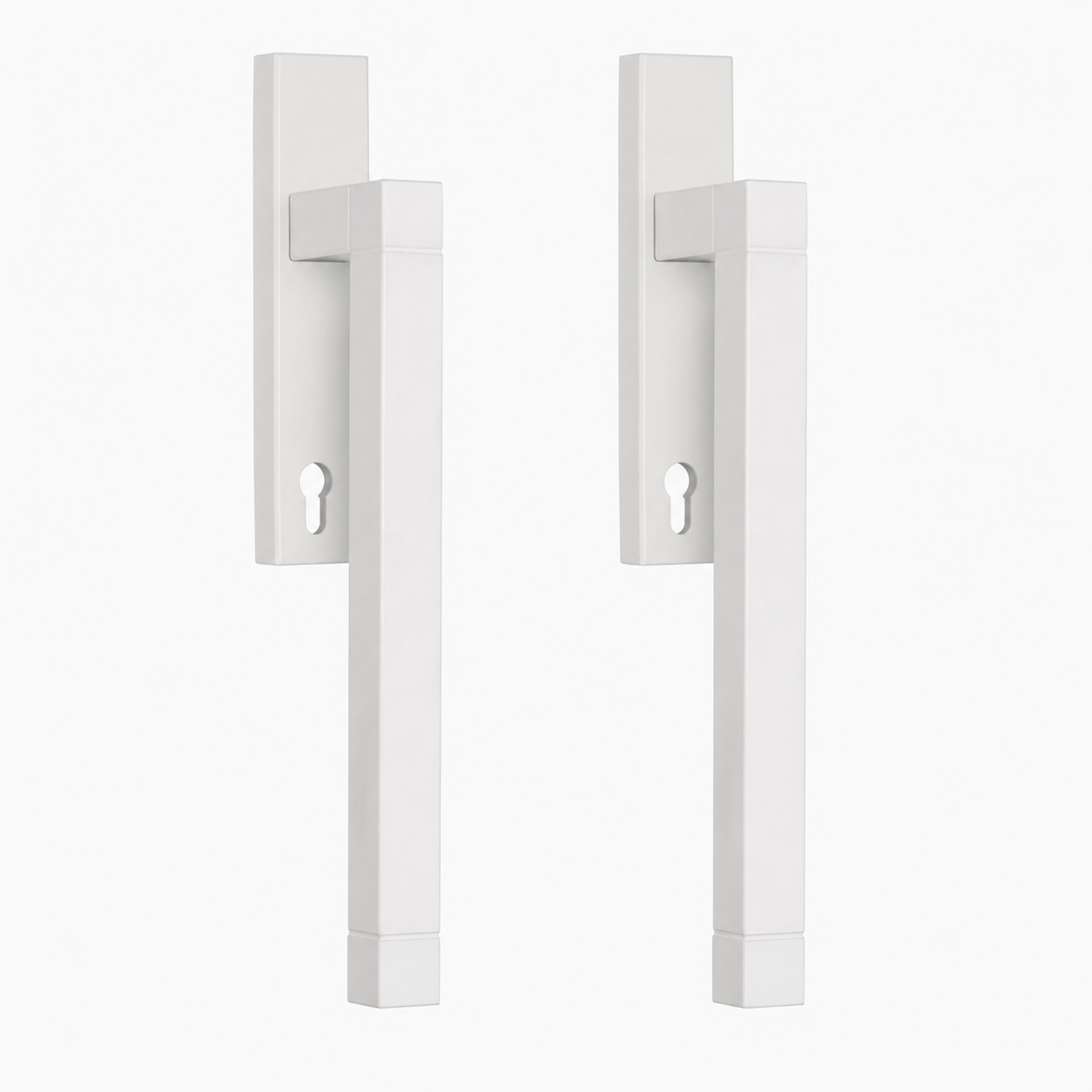 Formani | JB230PA | SQUARE | Massief | Hefschuifdeurbeslag kruk/kruk | Wit