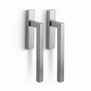 Formani | LSQ230PA | SQUARE | Massief | Hefschuifdeurbeslag kruk/kom | Mat RVS