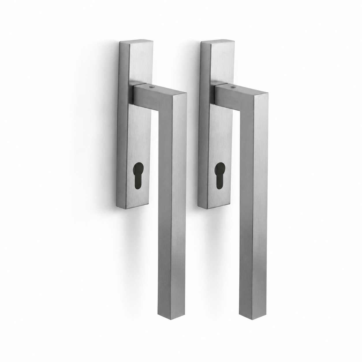 Formani | LSQ230PA | SQUARE | Massief | Hefschuifdeurbeslag kruk/kom | Mat RVS