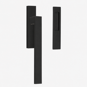 Formani | LSQ231 | SQUARE | Massief | Hefschuifdeurbeslag kruk/kom | Mat Zwart