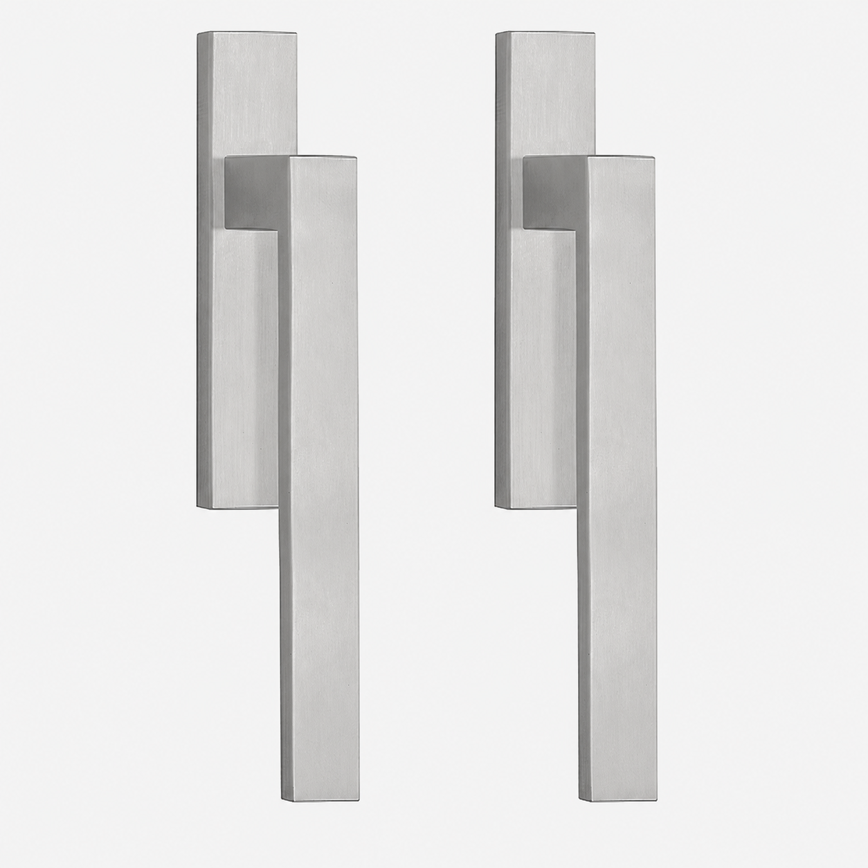Formani | LSQ231PA | SQUARE | Massief | Hefschuifdeurbeslag kruk/kruk | Mat RVS