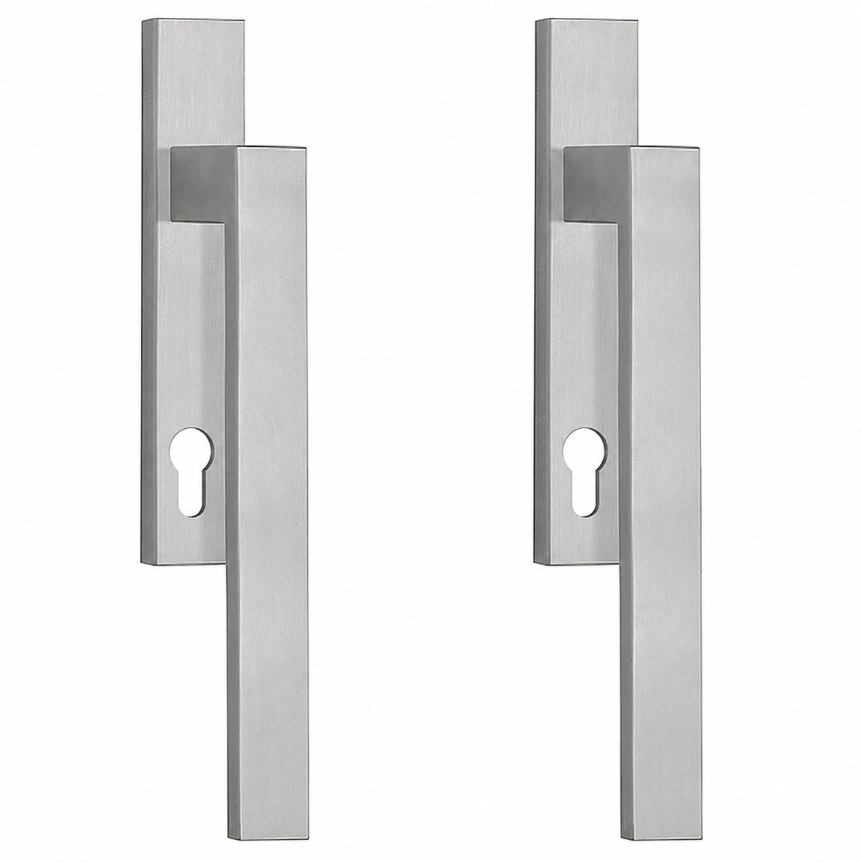 Formani | LSQ231PA | SQUARE | Massief | Hefschuifdeurbeslag kruk/kruk | Mat RVS
