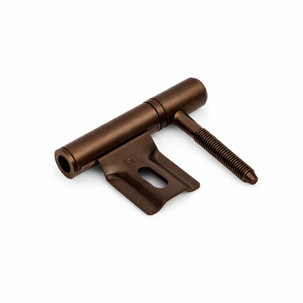 Griff Meister | Inboorpaumelle brons | Ø 14 mm | Montage kozijn | staal brons