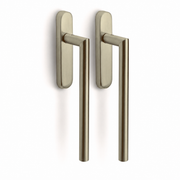 Formani | LB230PA | BASICS | Massief | Hefschuifdeurbeslag kruk/kruk | PVD Champagne