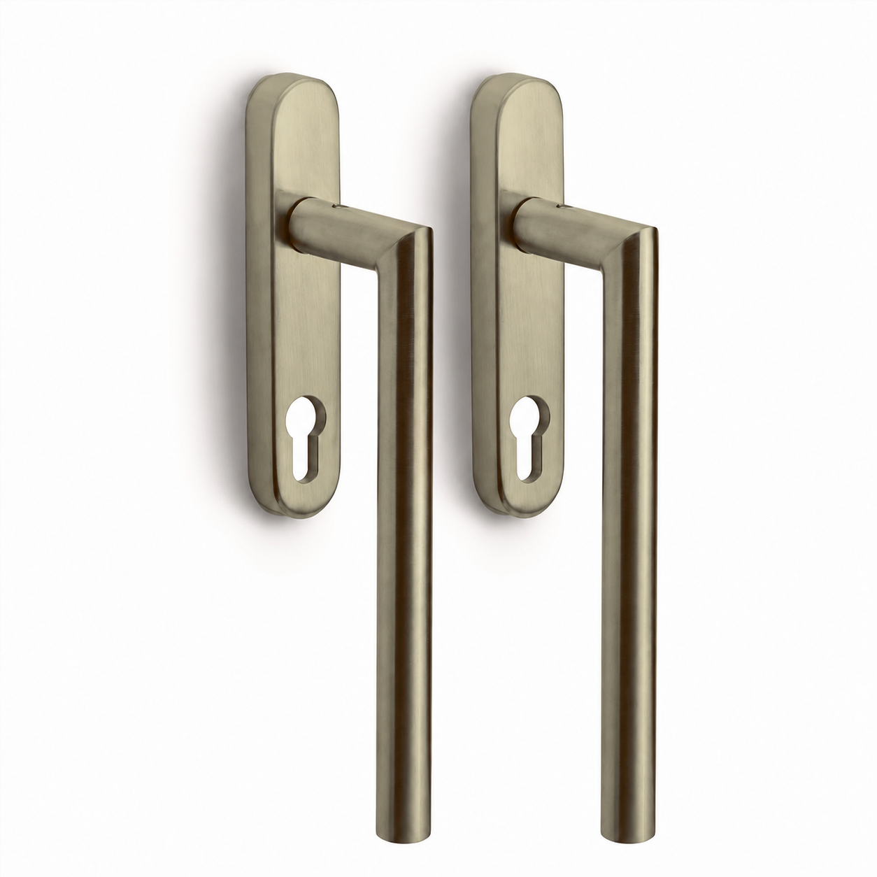 Formani | LB230PA | BASICS | Massief | Hefschuifdeurbeslag kruk/kruk | PVD Champagne