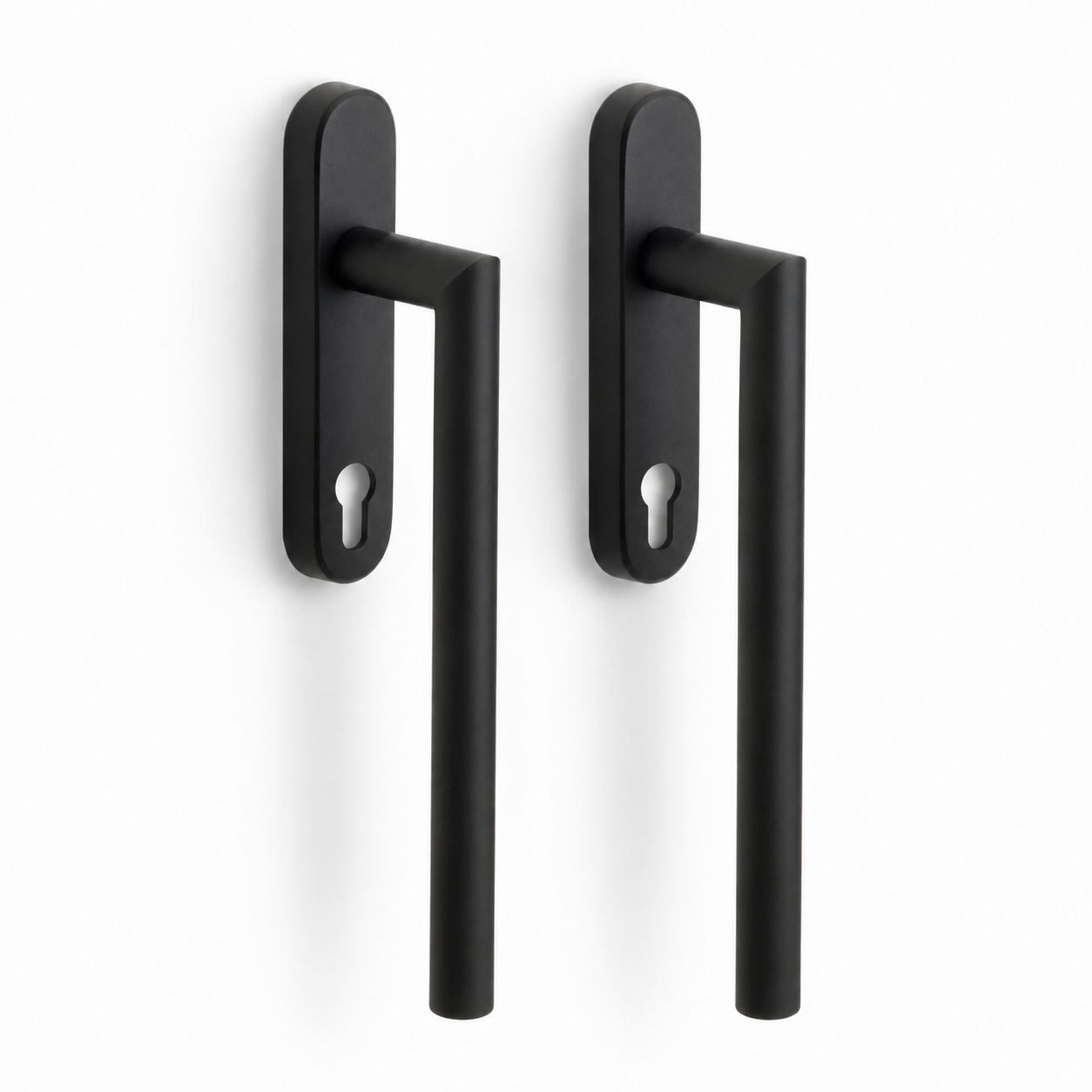 Formani | LB230PA | BASICS | Massief | Hefschuifdeurbeslag kruk/kruk | Mat zwart