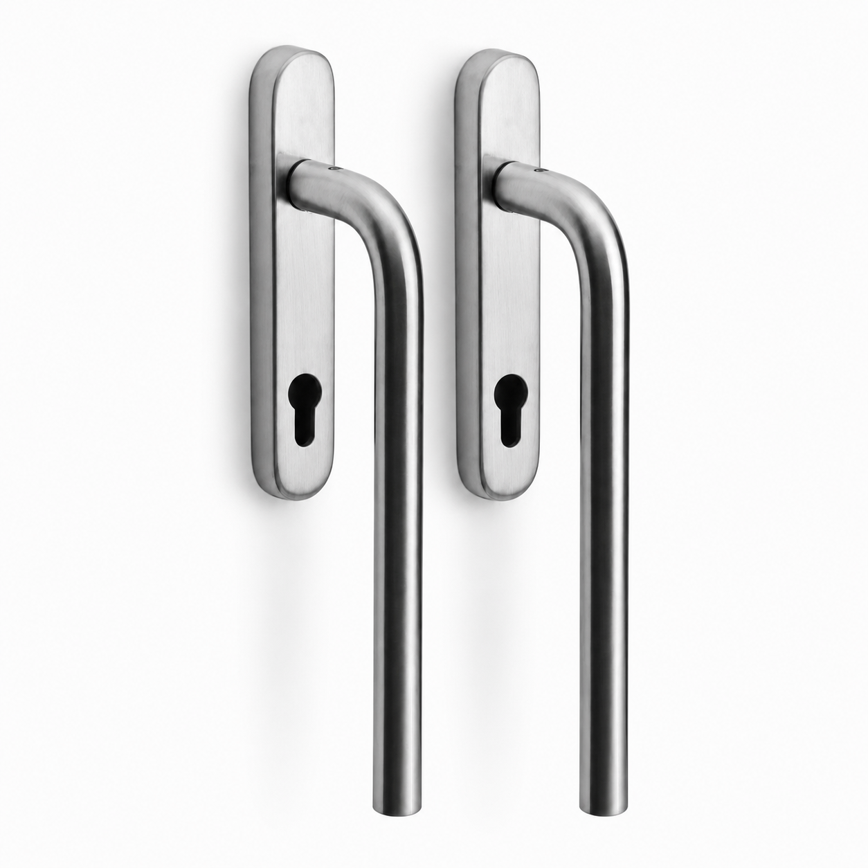 Formani | LB231PA | BASICS | Massief | Hefschuifdeurbeslag kruk/kruk | Mat RVS