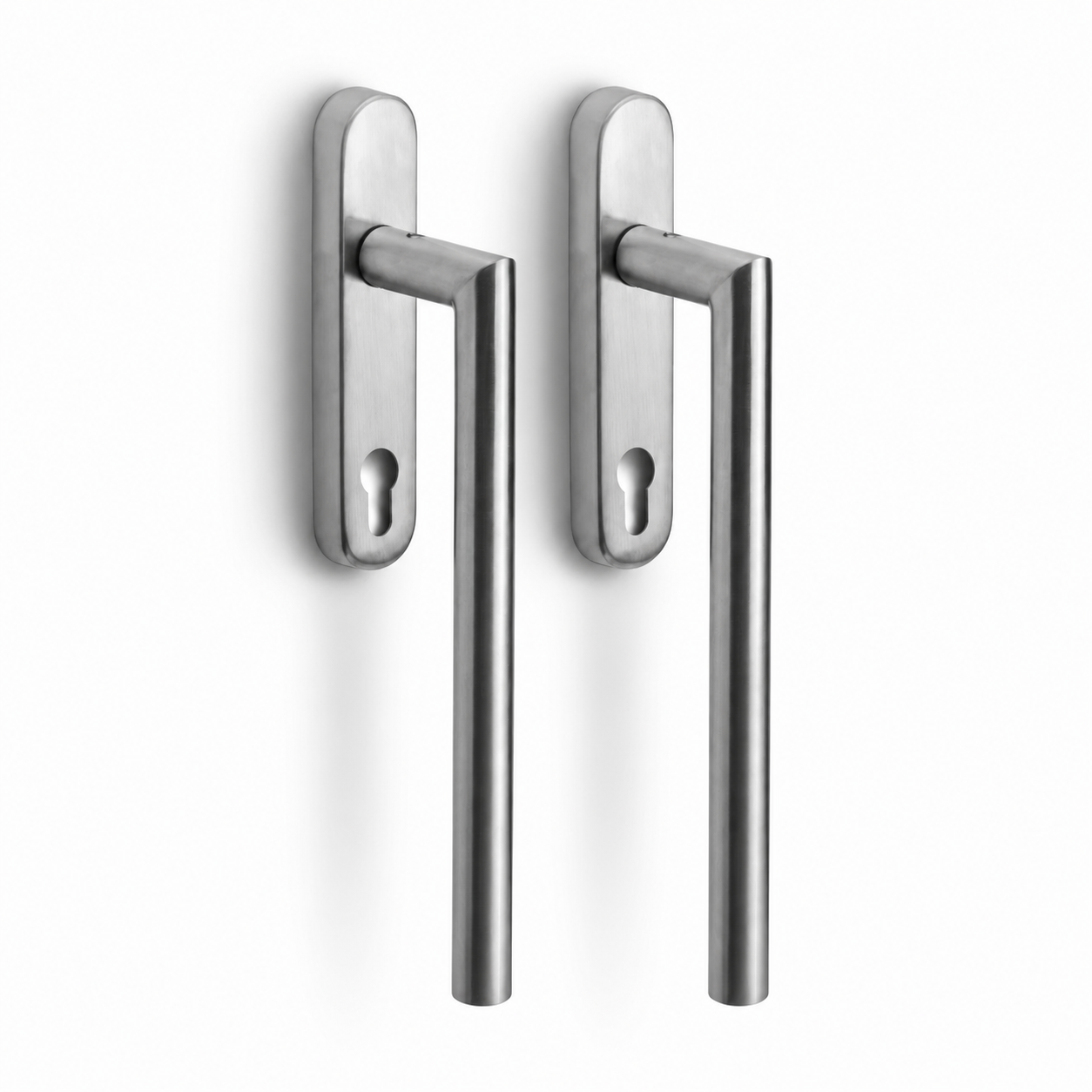 Formani | LB230PA | BASICS | Massief | Hefschuifdeurbeslag kruk/kruk | Mat RVS