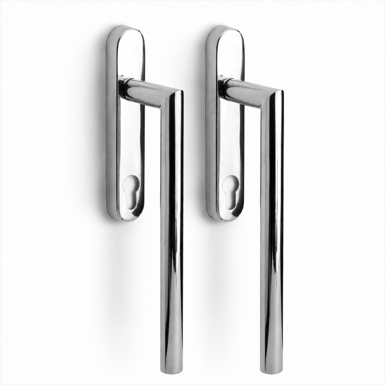 Formani | LB230PA | BASICS | Massief | Hefschuifdeurbeslag kruk/kruk | Gepolijst RVS