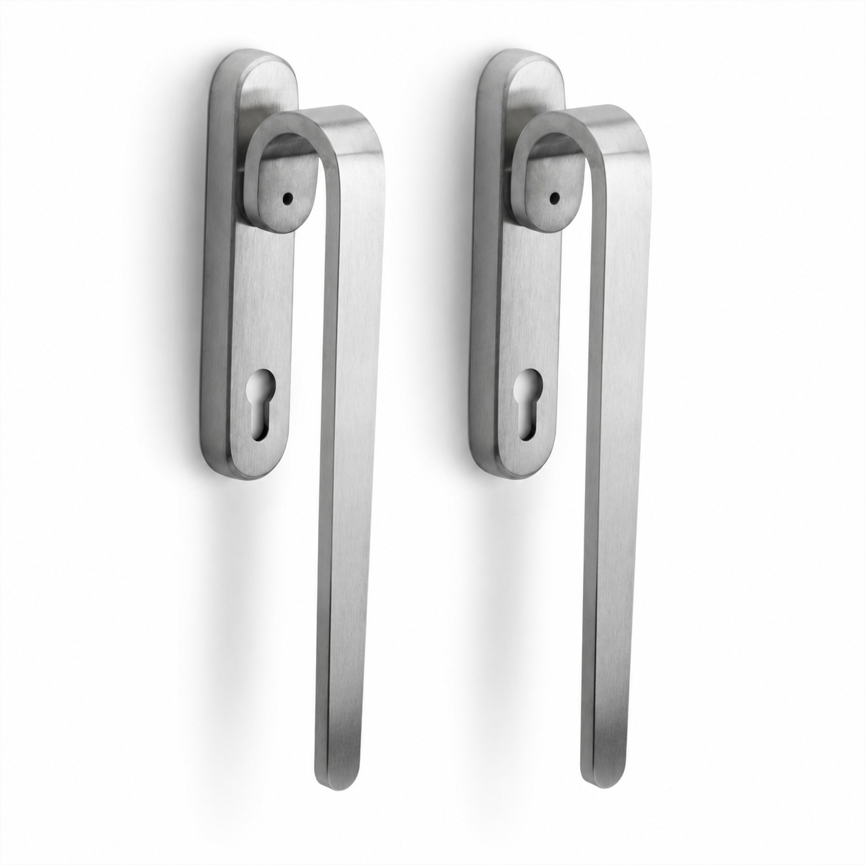 Formani | TB230PA | FOLD | Massief | Hefschuifdeurbeslag kruk/kruk | Mat RVS