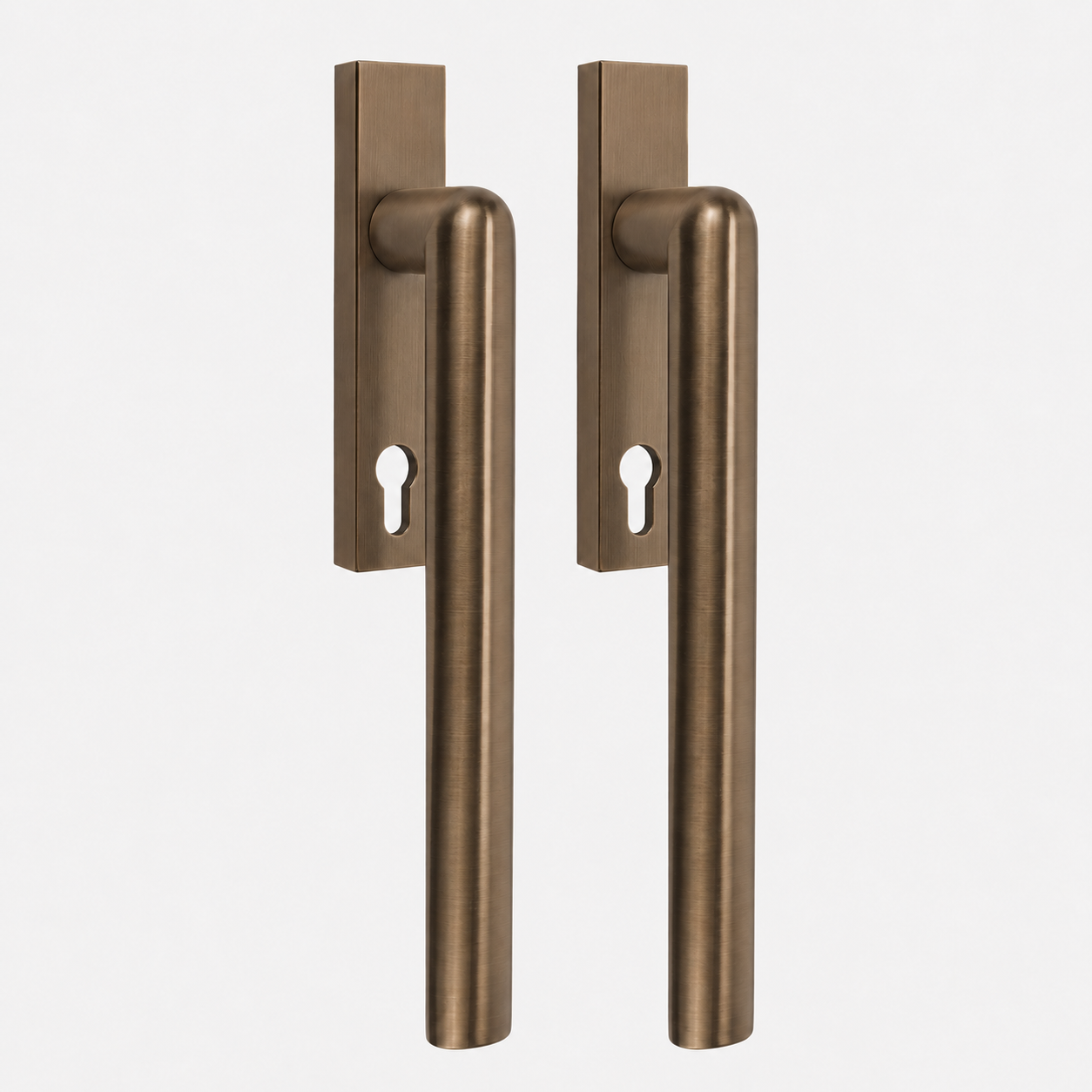 Formani | PBI230PA | INC | Massief | Hefschuifdeurbeslag kruk/kruk | Brons