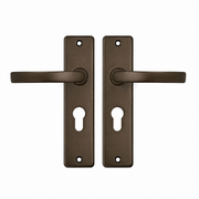 Deurkrukken Edge kruk Blok PC55 Brons