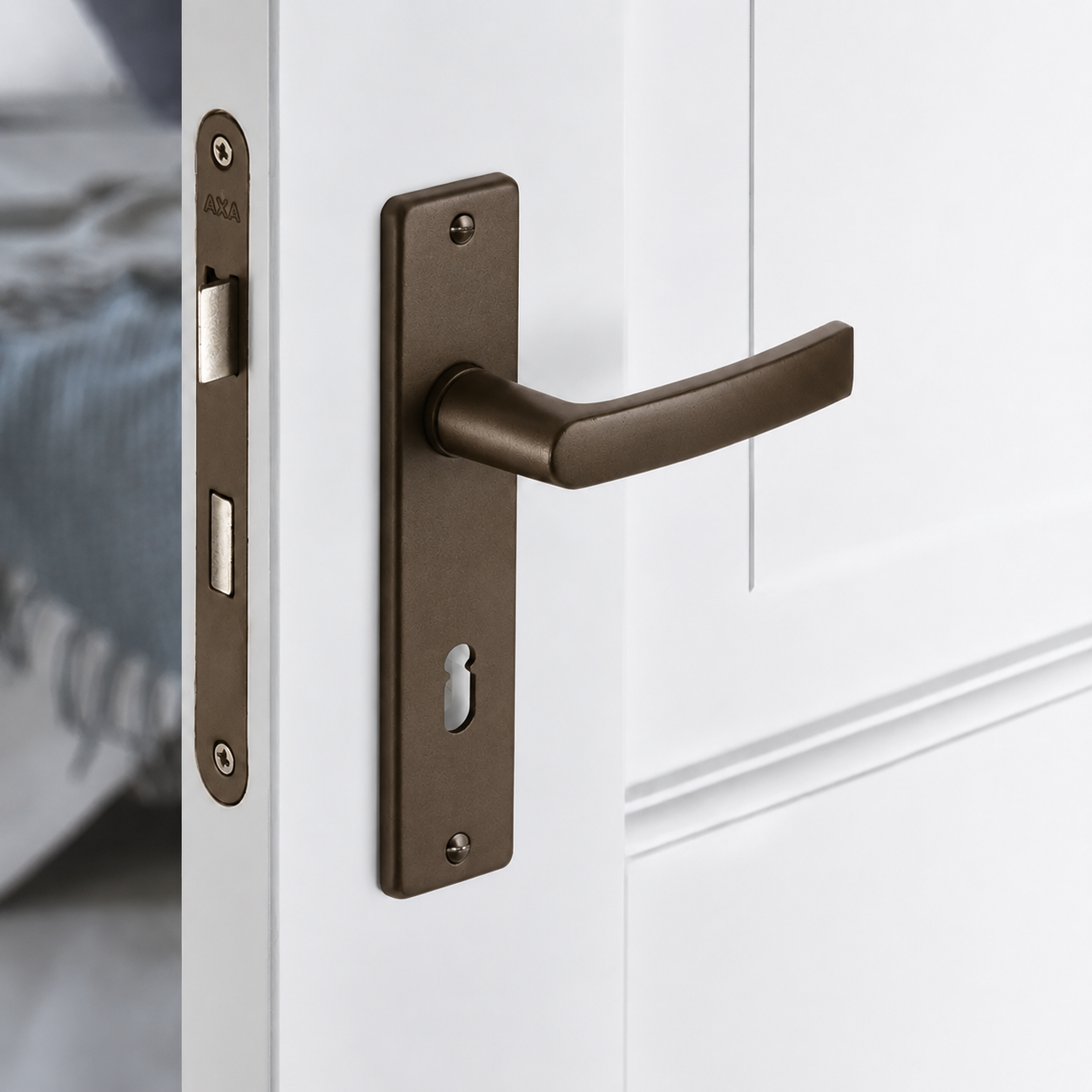 Deurkrukken Edge kruk Blok SL55 Brons