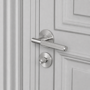 buster + punch linear | deurkruk met wc-/thumbturnslot (38mm) | steel