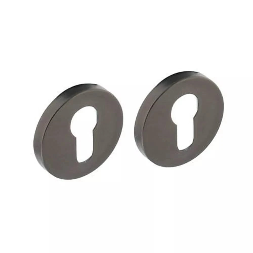 Intersteel | Cilinderrozetten | 53x8mm | Antraciet grijs