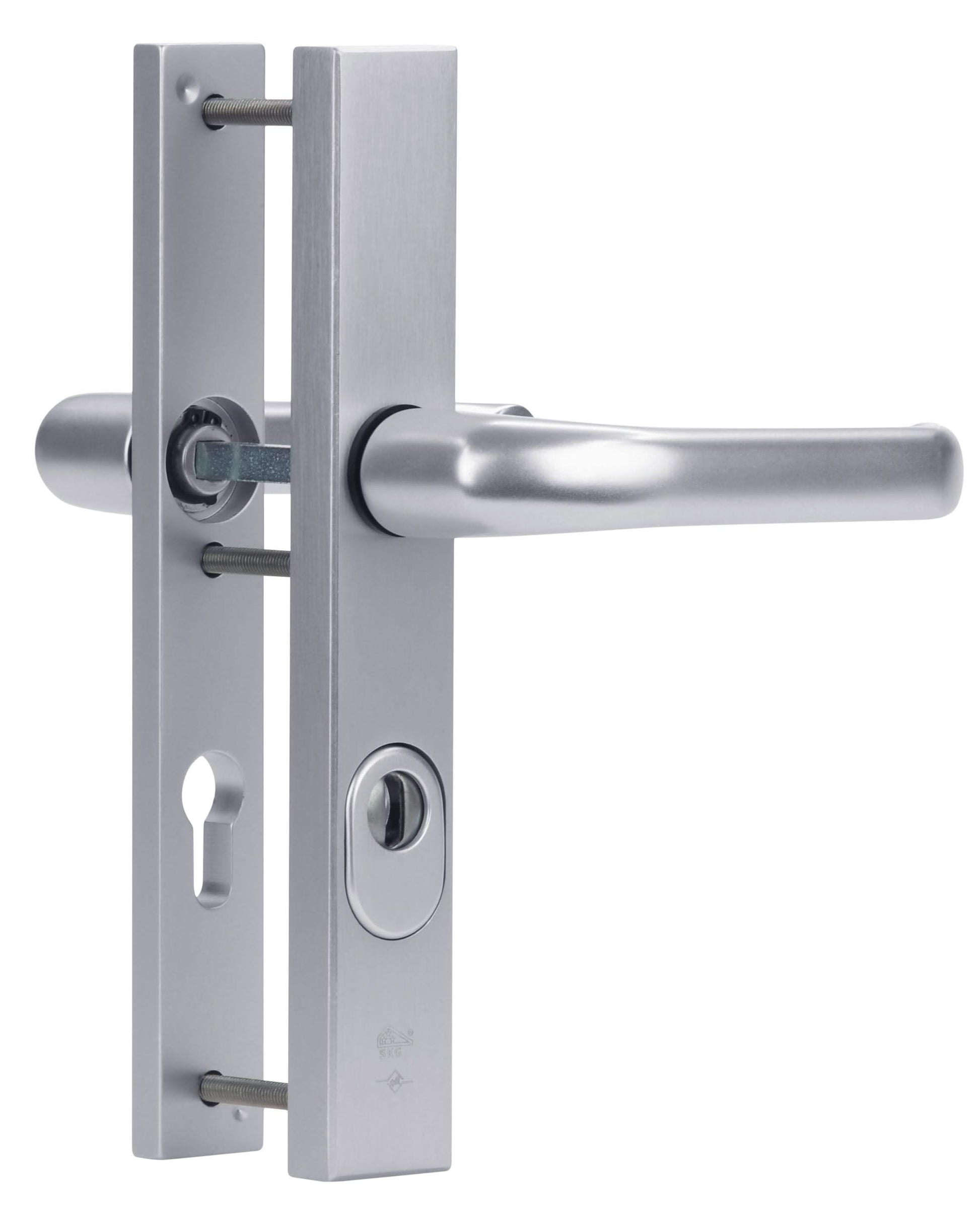 Dieckmann Holland smaldeur achterdeurbeslag met aan 2 zijden een kruk D420 - Deurbeslag-expert
