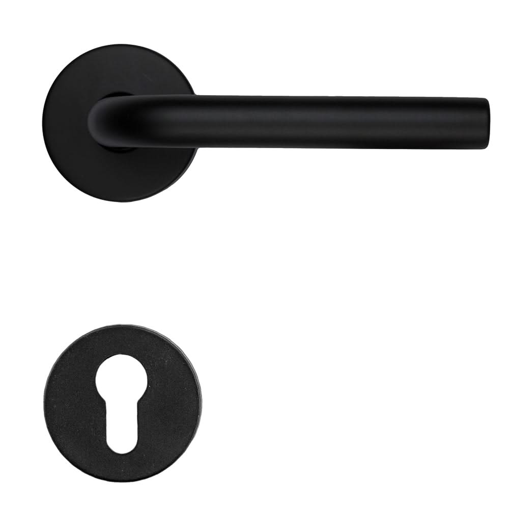 HDD Pro DEURKRUK PRO L SHAPE 16MM ZWART - Deurbeslag-expert