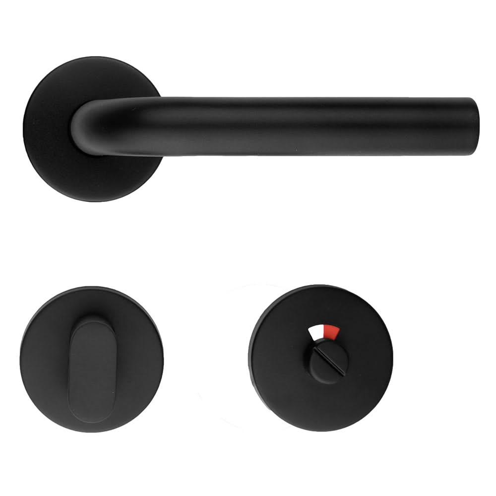 HDD Pro DEURKRUK PRO L SHAPE 19MM ZWART - Deurbeslag-expert