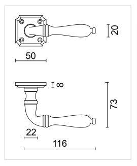 HDD Pro DEURKRUK PRO LISA OLD YELLOW - Deurbeslag-expert