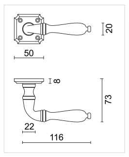 HDD Pro DEURKRUK PRO LISA ZWART - Deurbeslag-expert